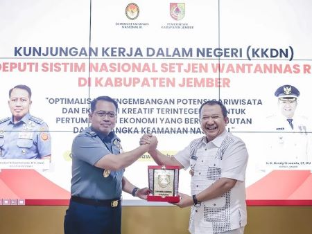 Pemkab Jember Sambut KKDN Setjen Wantannas Optimalisasi Potensi Parekraf Terintegrasi